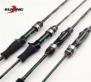 Kuying Teton 175m 503910quot 18m 60390quot Carbon Spinning Gussstrom Schnelle Geschwindigkeitsaktion Weichköder