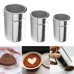 Storage Bottles Stainless Steel Chocolate Shaker Icing Sugar Cocoa Flour Powder Coffee Sifter