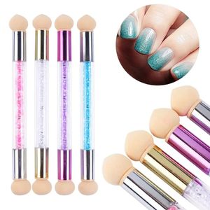 Nail Brush Set Gradient Sponges Nail Art Brushes Pen Acrylic Gel Glitter Powder Picking Dotting Tools Manicure