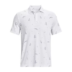 Рубашки 2023 мужская белая печать футболка для гольфа летнее отдых рубашка поло