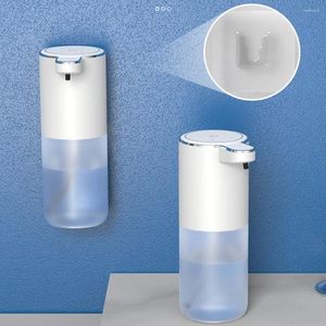 Flytande tvål dispenser hushåll tvålar enkel installera halv transparent behållare för tvättstuga