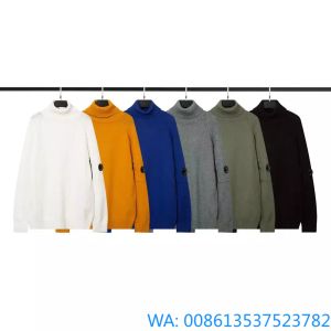 2024 MENS SWEATER RETRO Casualna bluza Profesjonalna importowana wysoka gęstość Dekoracja soczewek ramię