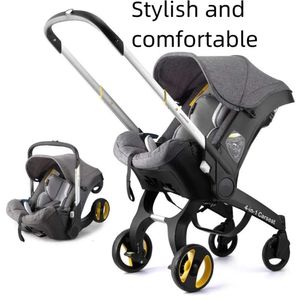 Strollers# Baby Stroller brand Car Seat for Newborn Prams Infant Buggy Safety Cart Carriage Lightweight 3 in 1 Travel System designer comfortale soft fashion