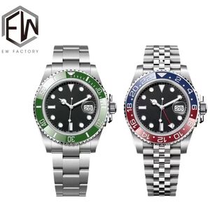 EW Factory Mens Watch Designer Watches Wysokiej jakości automatyczny mechaniczny ROL Watch For Man Submariners 3235 3285 Ruch Luminous Sapphire Cola Bezel z DHL