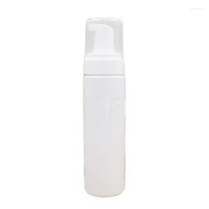 Storage Bottles 100ml Foaming Bottle Plastic Foam Pump Facial Cleanser 200ml Empty Bule White Cosmetic Packaging 20pcs/Lot