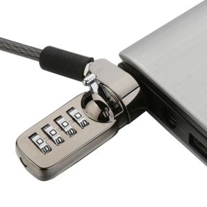 Заблокировать Kensington Motate Antitheft Cable Lock Digital Equipment Antitheft Locker для ноутбуков ПК -монитор Другие устройства черные