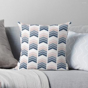 Cuscino blush rosa e blu scandi pattern lancia Natale per cuscini di divano domestico