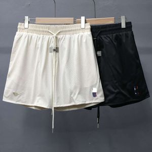 2023 Trendy High Street Sports Breattable DrawString Mesh Eyes Long Shorts Par 5/4 Pant Trend 43