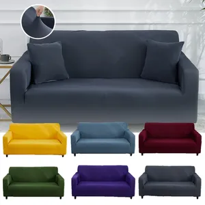 Chair Covers Gray Sofa For Living Room Elastic Armchair Couch Cover 1 2 3 Seater Corner L Shape Furniture Protector Home