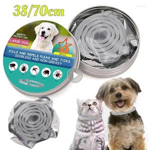 Hundehalsbänder 38/70 cm Katzenkragen Anti -Floh und Ticket bis 8 Monate Schutz Haustier für Welpen große Hunde Accessoires