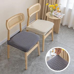 Chair Covers Strip Jacquard Cover Case Dining Room Stretch El Spandex Elastic Universal Black Cream Blue Gray
