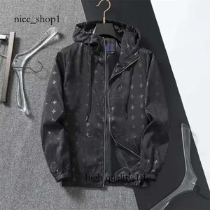 Louies Vuttion Mens Jacket Jacket Autumn and Winter Windproof Waterproof Reflective Letter Printing Men's Casual Sports Windbreaker Clothing M-3XL 5714