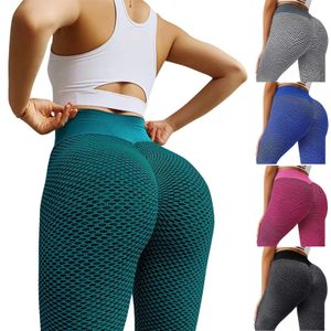 Byxor längd full leggings kvinnor sport yoga fitness som kör aktiv hög midja rumpa 240402