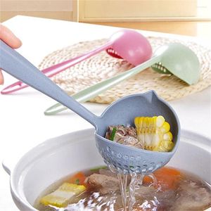 Spoons Colander Safety Material Ladle Spoon Cookware/drinkware/tableware/accessories Wheat Straw Easy To Clean 39.5g