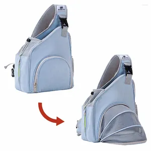 Cat Carriers Pet Chest Carrier Backpack Front Hanging Bag For Small Dog Kitten Breathable Expandable Cats Travel Products Accessories