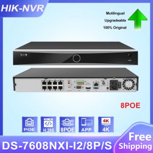 Recorder Hikvision 8Ch/16Ch 1U 8/16Poe Acusense 4K NVR DS7608NXII2/8 P/S DS7616NXII2/16 P/S Rozpoznawanie Twarzy SATA Wideo CCTV Rejest