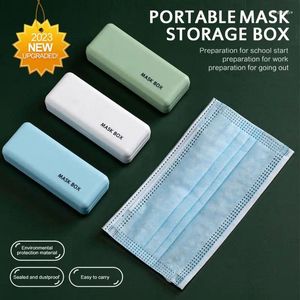 Speicherflaschen Schnalle Mini Mask Box Student Tasche Tragbarer Staub Multifunktional Antidirty
