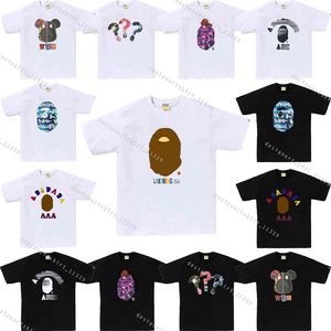 Bapestar Tee Mens рубашка мужская футболка футболки экипаж шея с коротким рукавом дышащий хлопковой принт цветочный спорт свободный летние каникула