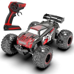 Q105 2.4g 1 18 RCカーレーシングドリフト20km/h高速レースすべての地形登山オフロードライトチルドレンカートイギフト240403