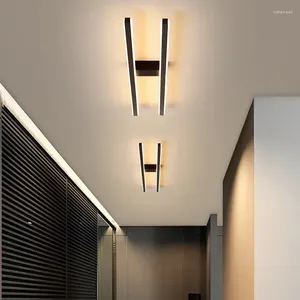 Luzes de teto para o corredor do corredor da casa Lâmpada de corredor nórdica Liga LED LED Modern Staircase Alpendre Industrial Industrial Decorative Gretture