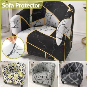 Chair Covers Armchairs Elastic Softness Sofa Protector Polyester Fiber Machine Washable Furniture Protective Cover For Home Decoration