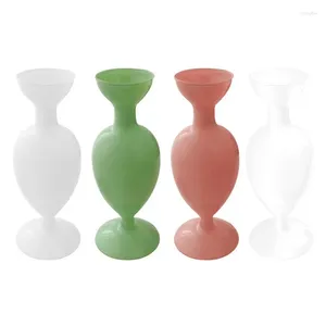 Vases Glass Flower Vase Decorative Hydroponic Plant Container Supplies R7UB