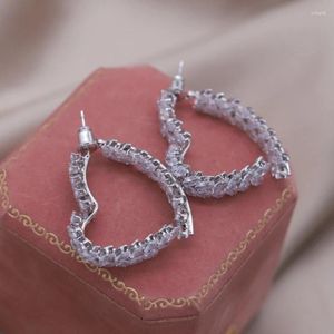 Brincos de bronzeamento corea jóias de jóias prateadas cor de luxo trigo antes e depois de usar acessórios elegantes para festas femininas