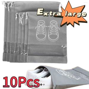 Sacos de armazenamento 10/5pcs Organizador Organizador de deslocamento não tecido Travel Bolsa portátil Roupas de bolso impermeabilizadas