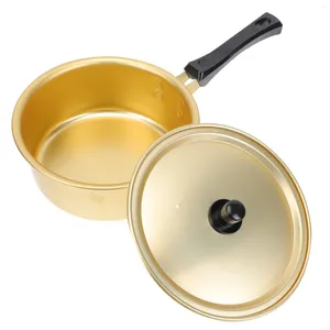 Double Boilers Korean Ramen Pot Household Cookware Stock Kitchen Supply Chocolate Gadget Sauce Pan Aluminum Noodle Cooking Soup