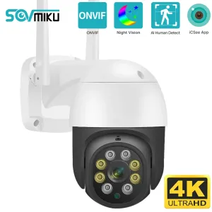 Kamery 8MP Smart PTZ Smart PTZ 5x Digital Zoom Wi -Fi Surveillance kamera wykrywania człowieka Nocna wizja CCTV Ochrona kamery IP