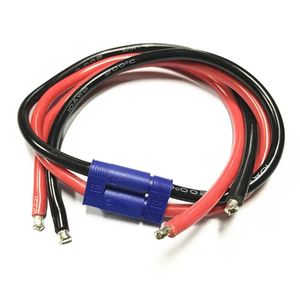 2024 Silikon Flexible Kabel EC5 Männlich und weiblicher Stecker mit Linie Hochstromkraft 10AWG -Auto Notfall 2 -Kern -Netzkabel - für Silikon