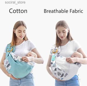 Carriers Slings Backpacks Baby Carries Cotton Hands-free Sling Newborn Baby Strap Holder Breastfeeding Stretchy Wrap Carrier Safety Ring L45