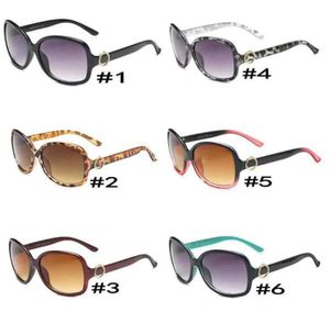 Novos óculos de sol da moda 8016 UV400 Óculos redondos de quadro Big Frame Nice Face Sunglasses Driving Eyewear 6 Cores Qualidade A +++ MOQ = 10