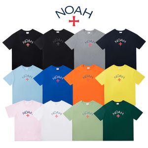 Noah Og Prima generazione Expeditionary Army Cross a maniche corta Brand Trendy High Street Coppia traspirante T-shirt con borsa da trasporto per uomini