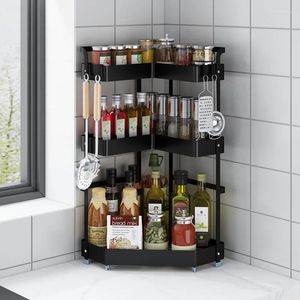 Mutfak Depolama 2/3 Katmanlar Spice Rack Organizatör Eden Tesisler Çabuk Tutucu Çok Katmanlı Paslanmaz Çelik Organizasyon