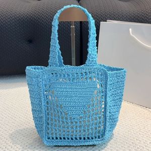 Kobieta słomka torby plażowe designerka torba luksusowa torebka torba mała podróże torebki haftowe litera najwyższej jakości