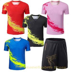 Tênis de tênis de mesa da China shorts masculinos homens crianças ping pong pong camise