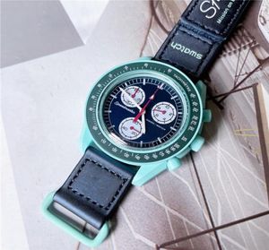 2022 Wysokiej jakości męskie zegarek Watch Stopwatch Six Series Series Work Diarls Work Stopwatch Speed ​​Quartz Ruch Fabric Nylon 2713570