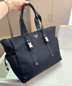 Tote Çanta Büyük Siyah Kadın Omuz Omuz Büyük Boyut Tates Kalite Naylon Crossbody Çanta Kadın Seyahat Müşterisi Bilgisayar Çantası