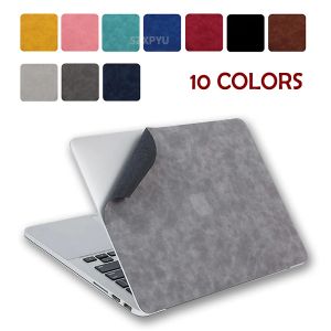 Covers Laptop Protective Skin For MacBook Pro Retina Air 12 13 15 16 Inch PU Leather texture Laptop A2179 A2337 A2338 A1466 Shell Skins