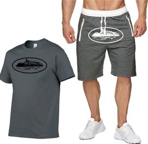 Summer Designer Shirt Mens Tracksuits Sets Jogger Sweatshirts Shorts Suit Men Women Short T-shirt Pullover Man Casual Pants Sportswear