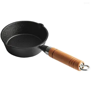 Mugs Cast Iron Pan Small Pot Frying Kitchen Sauce Boiled Egg Butter Pour Camping Furnace For Cooking