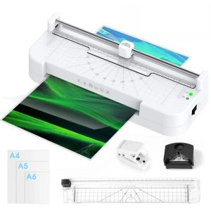 Laminator A4 Laminator Machine Thermal Cold Laminator med snabb 2 min förvärmning för skolhem EU/USA/Kina/Storbritannien Dropshipping