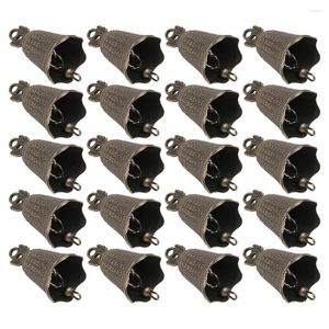 Abastecimento de festa 20pcs Bell Charms Ornings Pomers de porta de porta para sinos de vento DIY Door da campainha