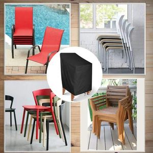 Chair Covers Dustproof Cover Waterproof Stacking Durable Oxford Cloth Protection For Garden Chairs Easy To Weather