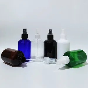 Storage Bottles 30pcs 200ml Empty Brown Black Clear Spray Bottle Bulk Travel Cap Container Plastic Mist For Liquids