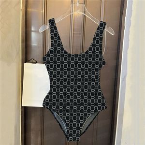 Luxury Printed Bikinis Swimwear Designer Sexy One Piece Swimsuits Womens Beach Underwear Padded Black Bathing Suits