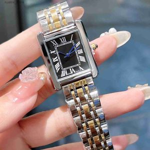 Wristwatches Luxury Women es Stainless Steel Quartz ment Japan Battery Two Tone Stap Dress for Lady Lifestyle Waterproof Analog Clock Designer Montre De Luxe L46