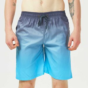 Schnelltrocknen loser Verlaufsstrandhosen Herren Trendy Large Beach Resort Paare Heiße Frühlingsschwimmstämme Stämme