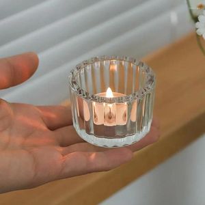 Ljushållare 20st Glass TEALYDT BULK FÖR VÄRKE CENTERPIECES Clear Party Home Decor